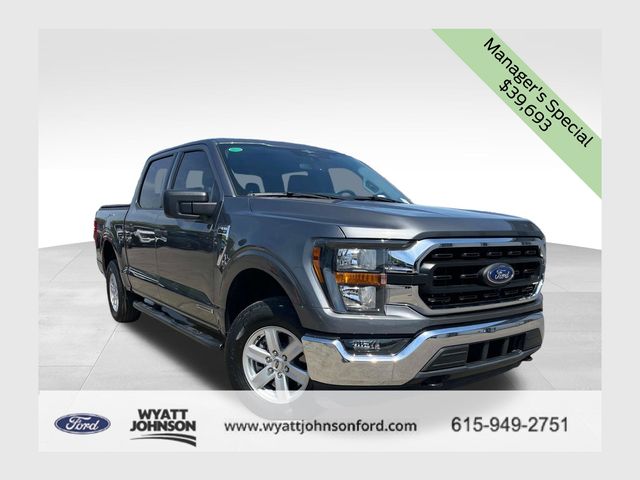 Gray Metallic 2023 Ford F-150 XLT SuperCrew 4WD Pickup Truck Four-Wheel Drive Automatic