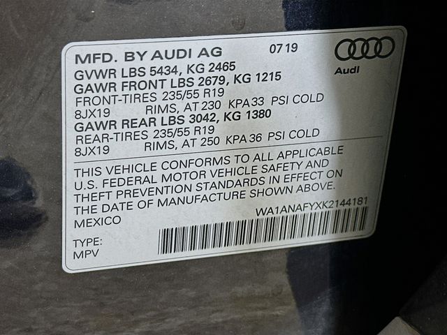 2019 Audi Q5 2.0T Premium 33