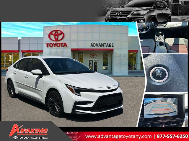 Ice 2023 Toyota Corolla SE FWD Sedan Front-Wheel Drive Continuously Variable Transmission
