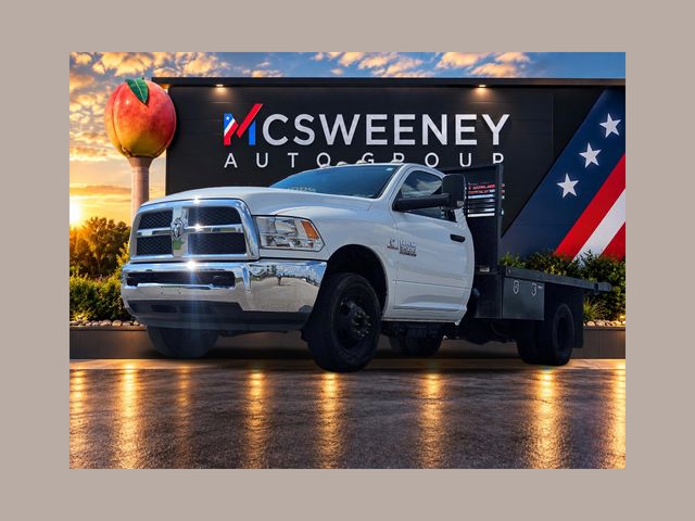 Bright White Clearcoat 2018 RAM 3500 Chassis Pickup Truck 4X2 6-Speed Automatic