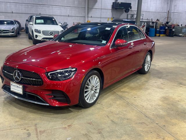 MANUFAKTUR Cardinal Red 2023 Mercedes-Benz E-Class Sedan All-Wheel Drive 9-Speed Automatic