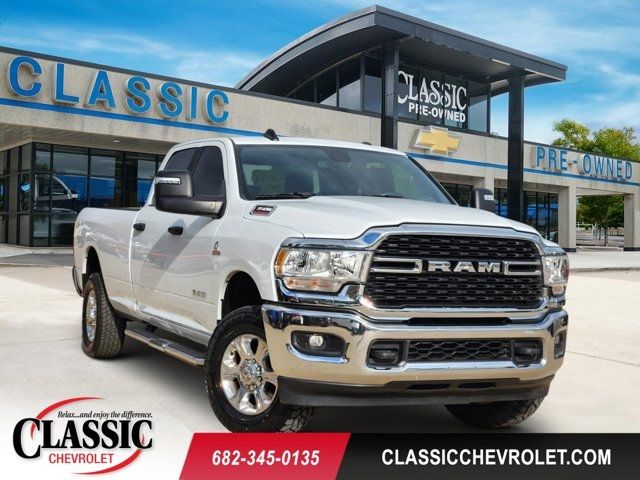Bright White Clearcoat 2024 RAM 3500 Big Horn Crew Cab LB 4WD Pickup Truck Four-Wheel Drive 6-Speed Automatic