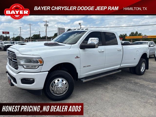 Bright White Clearcoat 2023 RAM 3500 Pickup Truck Four-Wheel Drive 6-Speed Automatic