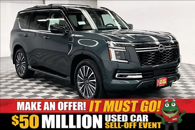 Black (Alpine Metallic/Super Blk) 2026 Nissan Armada SUV / Crossover Four-Wheel Drive 9-Speed Automatic