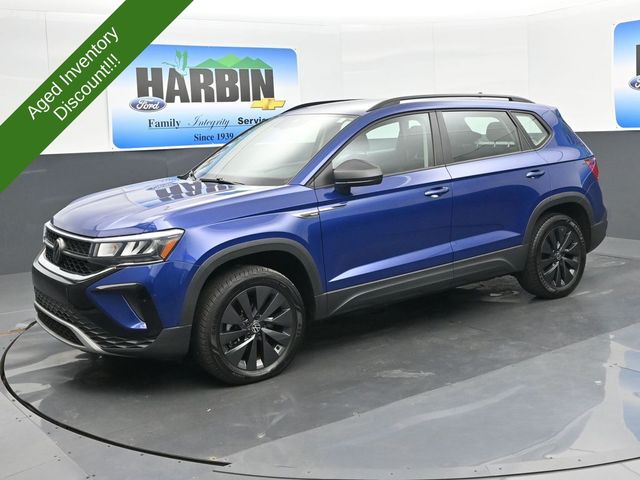Blue Metallic 2024 Volkswagen Taos SUV / Crossover Front-Wheel Drive 8-Speed Automatic