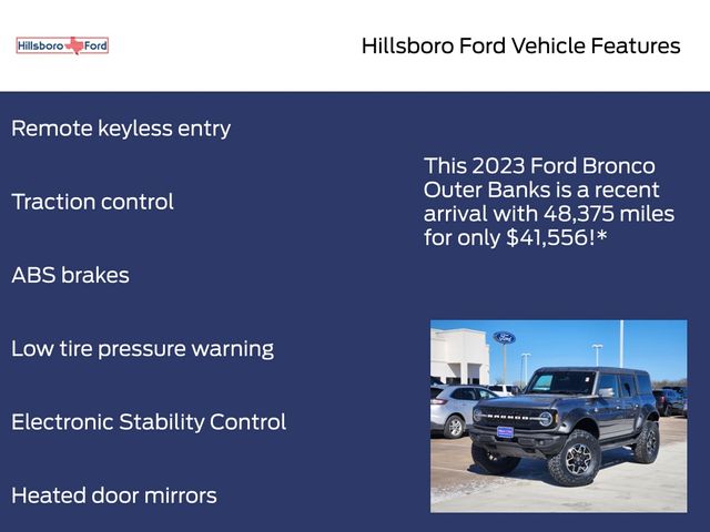 2023 Carbonized Gray Metallic Ford Bronco Outer Banks 4X4 SUV