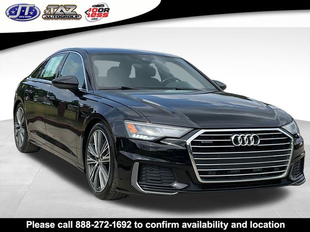 Brilliant Black 2019 Audi A6 55 TFSI quattro Premium Sedan AWD Sedan All-Wheel Drive 7-Speed Automatic