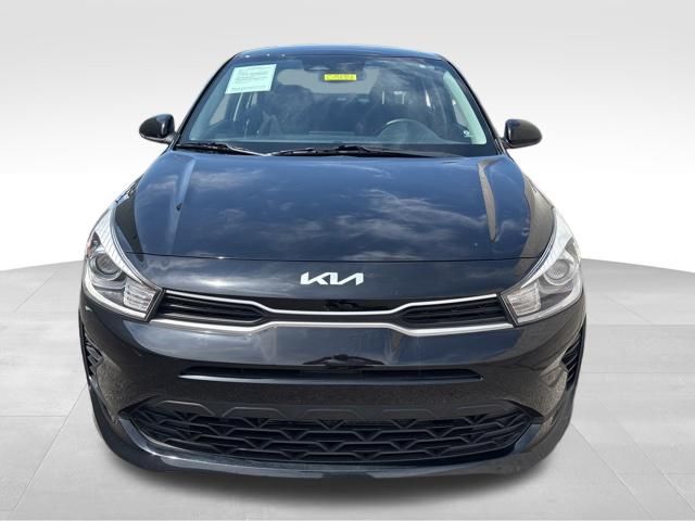 Aurora Black 2023 Kia Rio S FWD Sedan Front-Wheel Drive Continuously Variable Transmission