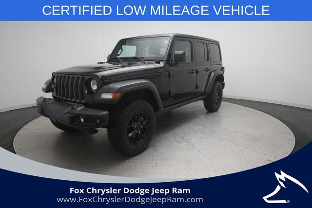 Black Clearcoat 2022 Jeep Wrangler SUV / Crossover Four-Wheel Drive 8-Speed Automatic