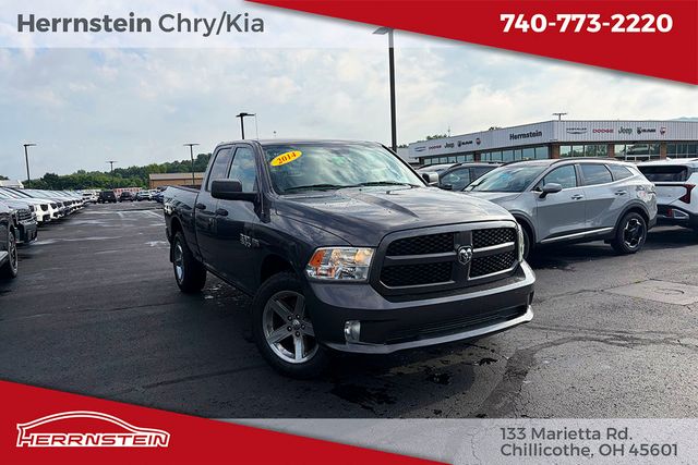 Crystal Metallic 2014 RAM 1500 Pickup Truck Four-Wheel Drive 6-Speed Automatic