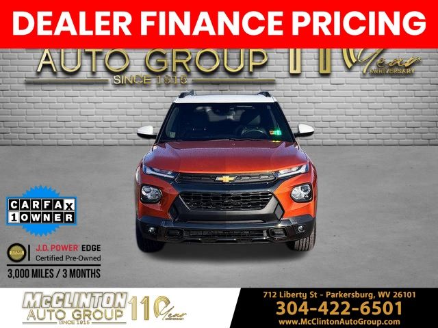 2022 Vivid Orange Metallic Chevrolet TrailBlazer ACTIV AWD SUV