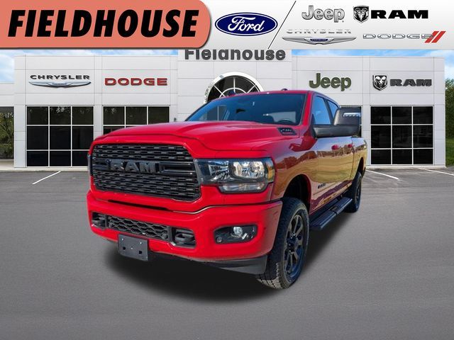 Flame Red Clearcoat 2024 RAM 2500 Pickup Truck Four-Wheel Drive 8-Speed Automatic