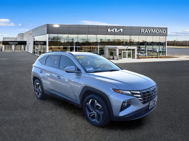 Shimmering Silver 2022 Hyundai Tucson Hybrid Limited AWD SUV / Crossover All-Wheel Drive 6-Speed Automatic