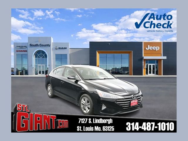 Phantom Black 2019 Hyundai Elantra Sedan Front-Wheel Drive 6-Speed Automatic
