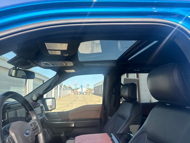 2021 Blue Ford F-150 Lariat 4X4 Truck
