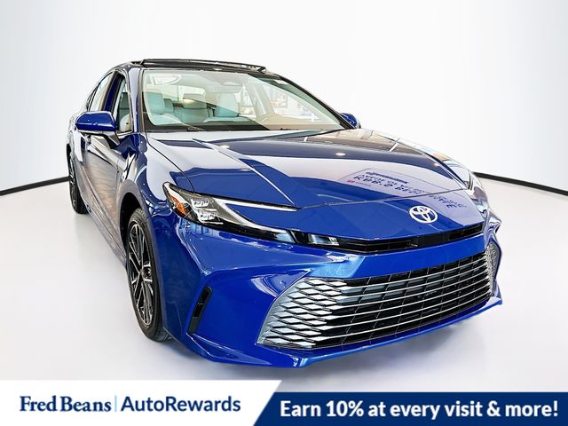 Blue 2026 Toyota Camry XLE AWD Sedan All-Wheel Drive Continuously Variable Transmission