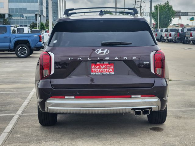 2023 Hyundai Palisade Calligraphy Red at Texan Dodge Chrysler Jeep Ram