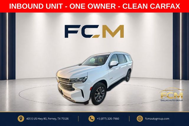 Summit White 2021 Chevrolet Tahoe SUV / Crossover 4X2