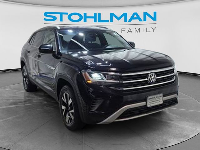 Deep Black Pearl 2023 Volkswagen Atlas Cross Sport SUV / Crossover All-Wheel Drive 8-Speed Automatic
