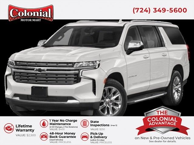 White (Iridescent Pearl Tricoat) 2023 Chevrolet Suburban SUV / Crossover Four-Wheel Drive