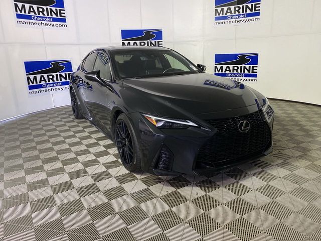 Black (Caviar) 2021 Lexus IS 350 F Sport RWD Sedan Rear-Wheel Drive 8-Speed Automatic