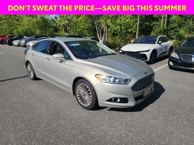 Gray 2016 Ford Fusion Sedan Front-Wheel Drive 6-Speed Automatic