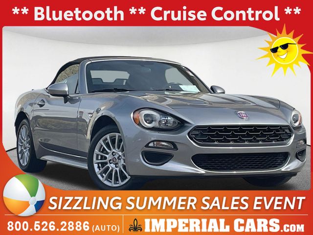Grigio Argento (Aluminum) 2017 FIAT 124 Spider Convertible Rear-Wheel Drive 6-Speed Automatic