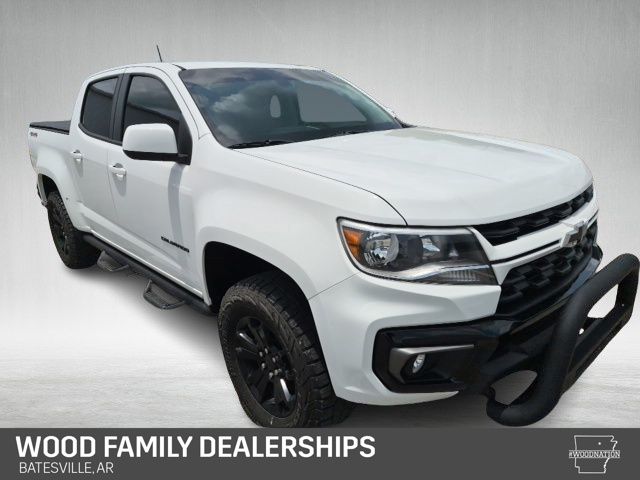Summit White 2021 Chevrolet Colorado Pickup Truck Four-Wheel Drive 8-Speed Automatic