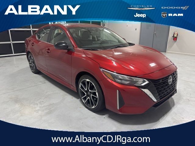 Red (Scarlet Ember Tintcoat) 2024 Nissan Sentra SR FWD Sedan Front-Wheel Drive Continuously Variable Transmission