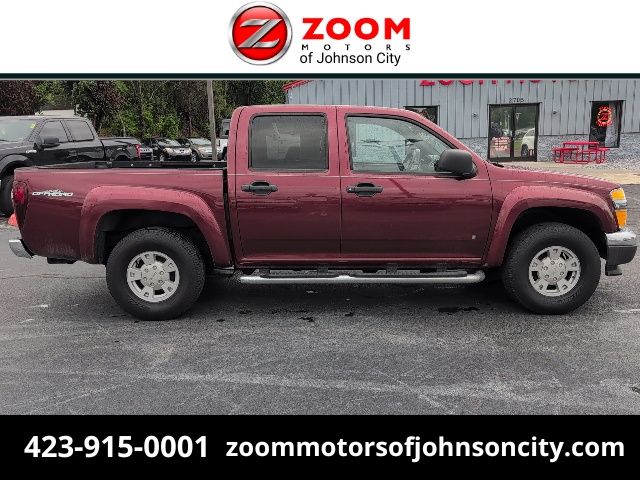 Sonoma Red Metallic 2007 GMC Canyon 4 Dr SLE1 Crew Cab 2WD Pickup Truck Rear-Wheel Drive 4-Speed Automatic Overdrive