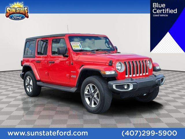 Red Clearcoat 2022 Jeep Wrangler SUV / Crossover Four-Wheel Drive 8-Speed Automatic