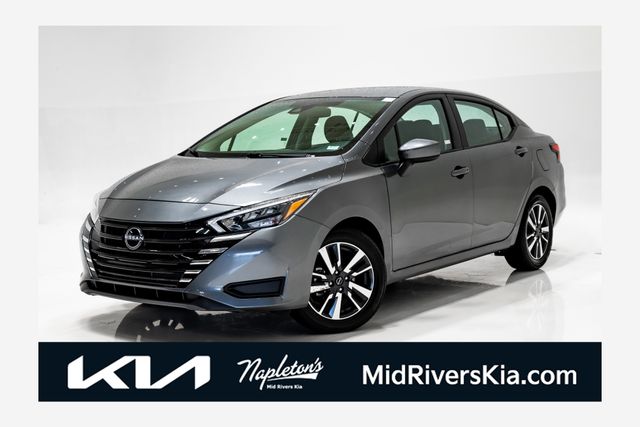 Gray (Gun Metallic) 2025 Nissan Versa Sedan Front-Wheel Drive Continuously Variable Transmission