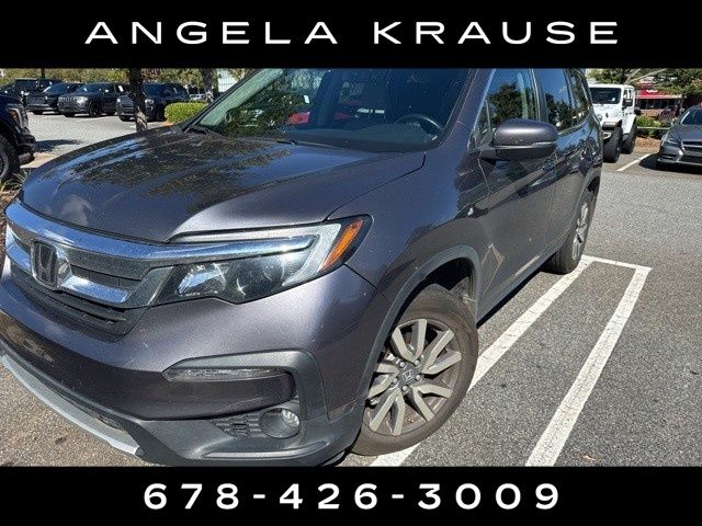 Gray (Modern Steel) 2019 Honda Pilot EX-L FWD SUV / Crossover Front-Wheel Drive 6-Speed Automatic