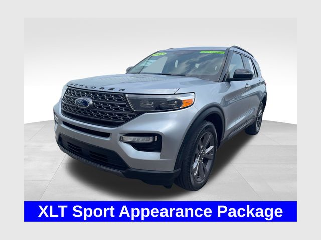 Silver Metallic 2023 Ford Explorer SUV / Crossover All-Wheel Drive Automatic