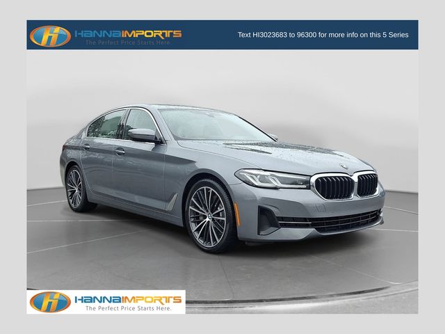 Skyscraper Gray Metallic 2023 BMW 5 Series Sedan Rear-Wheel Drive 8-Speed Automatic