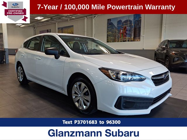 Crystal White Pearl 2023 Subaru Impreza Wagon All-Wheel Drive Continuously Variable Transmission