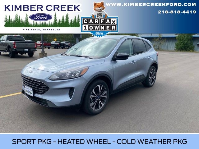 Iced Blue Silver Metallic 2022 Ford Escape SUV / Crossover All-Wheel Drive 8-Speed Automatic