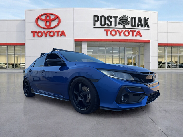 Blue 2020 Honda Civic Hatchback Sport FWD Hatchback Front-Wheel Drive Continuously Variable Transmission