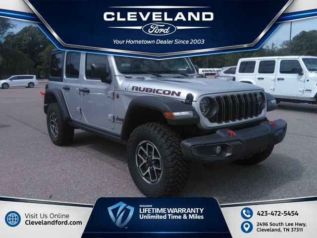 Silver Zynith Clearcoat 2024 Jeep Wrangler SUV / Crossover Four-Wheel Drive 8-Speed Automatic