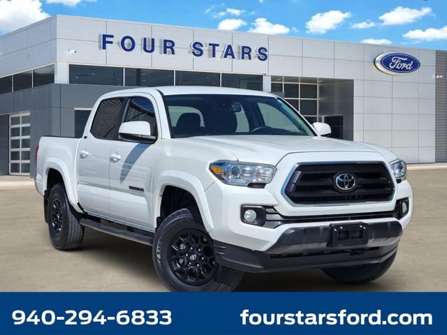White 2022 Toyota Tacoma Pickup Truck 4X2 6-Speed Automatic