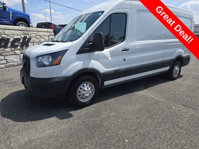 Oxford White 2023 Ford Transit Cargo Van All-Wheel Drive