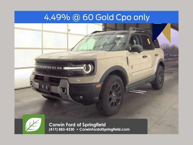 Desert Sand 2025 Ford Bronco Sport Badlands AWD SUV / Crossover All-Wheel Drive 8-Speed Automatic