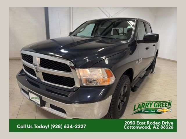 Gray (Maximum Steel Metallic Clearcoat) 2018 RAM 1500 SLT Crew Cab 4WD Pickup Truck Four-Wheel Drive 8-Speed Automatic