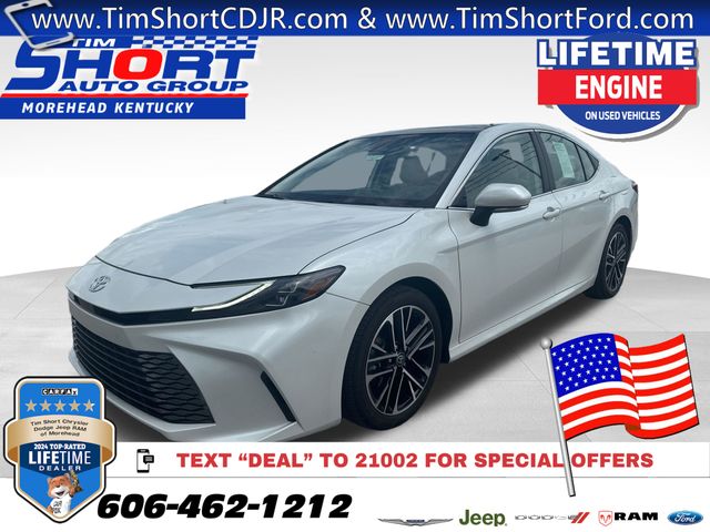 Pearl 2025 Toyota Camry XLE FWD Sedan Front-Wheel Drive Continuously Variable Transmission