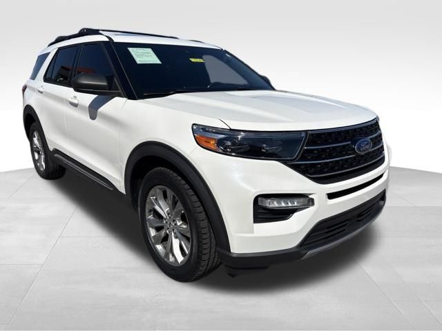White Metallic 2020 Ford Explorer SUV / Crossover All-Wheel Drive Automatic