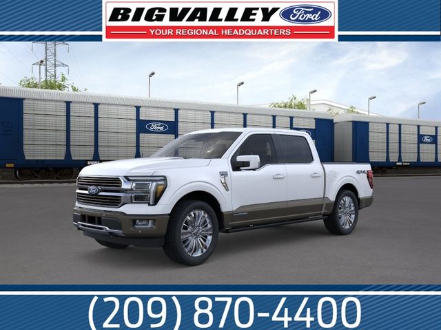 White 2026 Ford F-150 King Ranch SuperCrew 4WD Pickup Truck Four-Wheel Drive Automatic