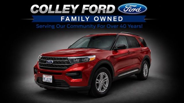 Red Metallic 2023 Ford Explorer SUV / Crossover Rear-Wheel Drive Automatic