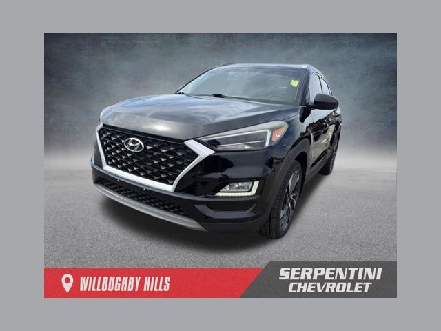Black Noir Pearl 2019 Hyundai Tucson SUV / Crossover All-Wheel Drive 6-Speed Automatic
