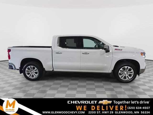 Summit White 2023 Chevrolet Silverado 1500 Pickup Truck Four-Wheel Drive Automatic