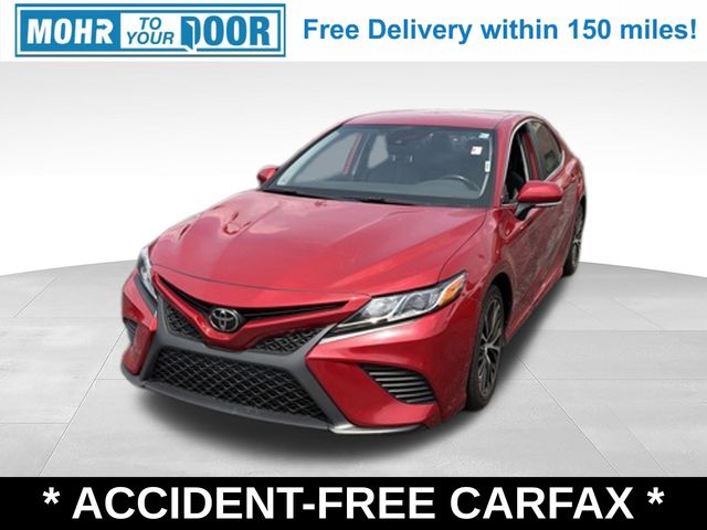 Red (Ruby Flare Pearl) 2020 Toyota Camry Sedan Front-Wheel Drive 8-Speed Automatic